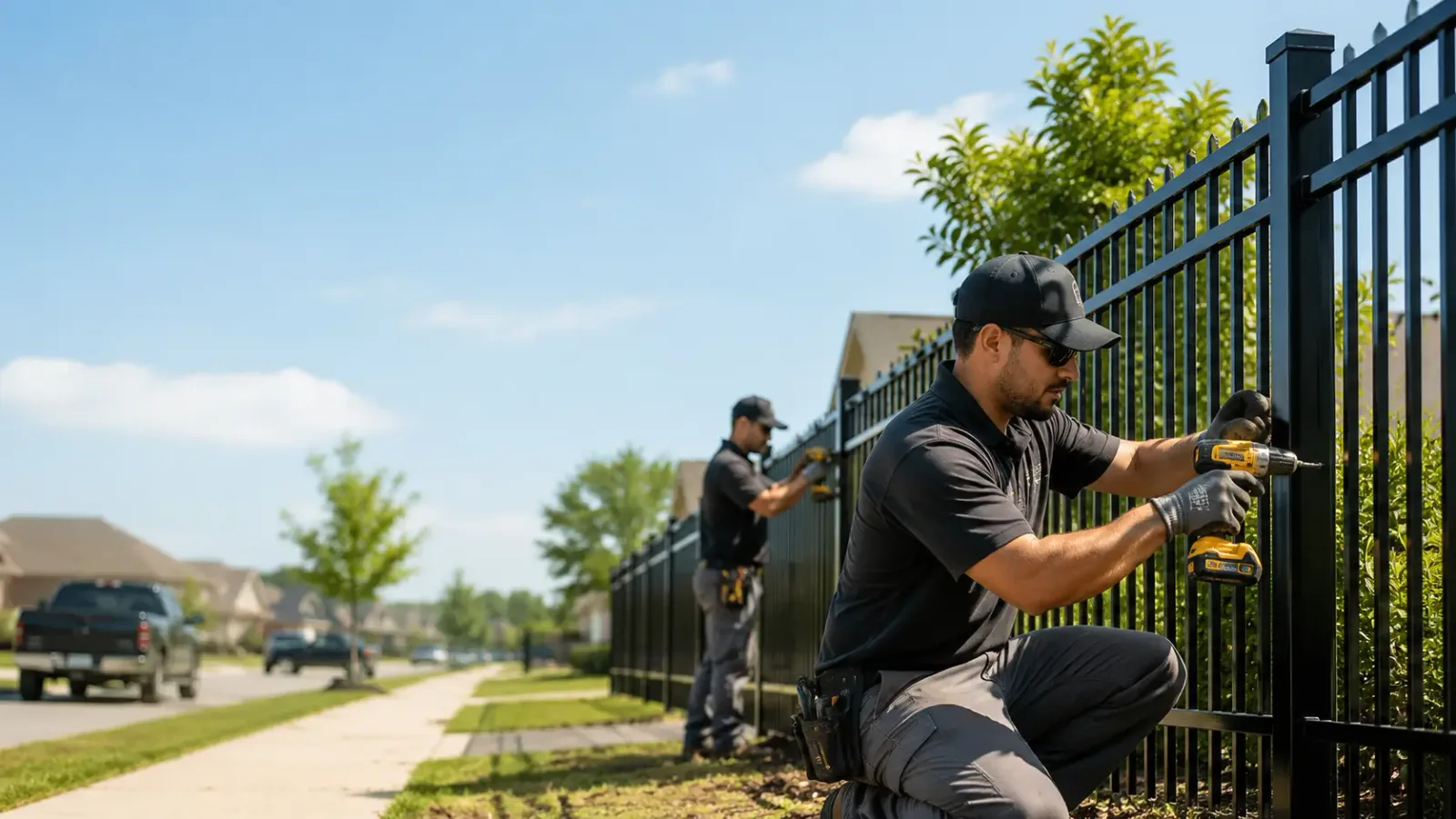 Metal Fence Installation in Lazbuddie, TX